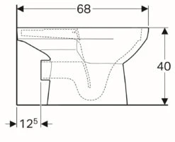Geberit Selnova Square - Staande Toiletpot, Afvoer Achteraan, 680x350 Mm, Rimfree, Wit 500.152.01.1 8 Geberit Selnova Square - Staande Toiletpot, Afvoer Achteraan, 680x350 Mm, Rimfree, Wit 500.152.01.1 -Badkamer Luxe 611ff92665e1e8f1944387a5