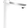 Novaservis Nobless Tina - Wastafelkraan Met Afvoergarnituur, Wit/chroom 38503,1