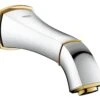 Grohe Grandera - Baduitloop, Chroom/goud 13341IG0