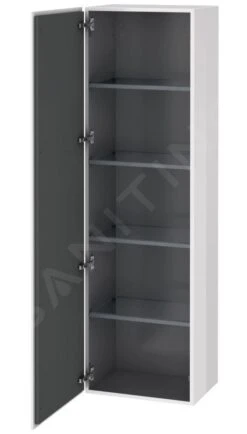 Duravit L-Cube - Hoge Badkamerkast 1760x500x363 Mm, Links, Glanzend Wit LC1181L2222 -Badkamer Luxe 6232b7754f1f7db875700335