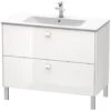 Duravit Brioso - Wastafelonderkast 835x1020x479 Mm, 2 Lades, Glans Wit BR440302222