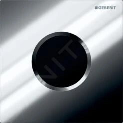 Geberit Spoelsystemen - Wc-besturing Met Elektronische Spoelactivering, Bedieningsplaat Type 01, Batterijvoeding, Chroom 116.031.21.5