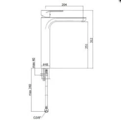 Paffoni Green - Wastafelkraan, Chroom GR081CR 3 Paffoni Green - Wastafelkraan, Chroom GR081CR -Badkamer Luxe 62dbdc240edbb3e0498175c1