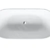 Duravit Luv - Vrijstaand Bad, 1600x750 Mm, DuraSolid, ClickClack, Wit 700461000000000