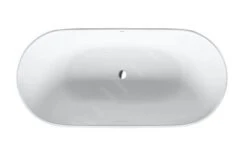 Duravit Luv - Vrijstaand Bad, 1600x750 Mm, DuraSolid, ClickClack, Wit 700461000000000