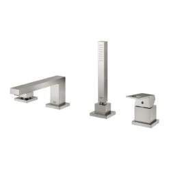 Grohe Eurocube - Badrandcombinatie, 4-gats installatie, Supersteel 19897DC1 9 Grohe Eurocube - Badrandcombinatie, 4-gats installatie, Supersteel 19897DC1 -Badkamer Luxe 631f91b206211183ede39841