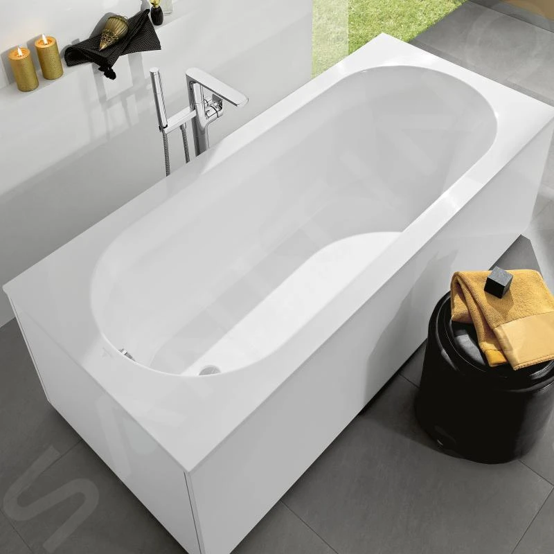 Villeroy & Boch Oberon - Bad Solo 1800x800x470 Mm, Quaryl, Wit UBQ180OBE2V-01 5 Villeroy & Boch Oberon - Bad Solo 1800x800x470 Mm, Quaryl, Wit UBQ180OBE2V-01 - Afbeelding 5