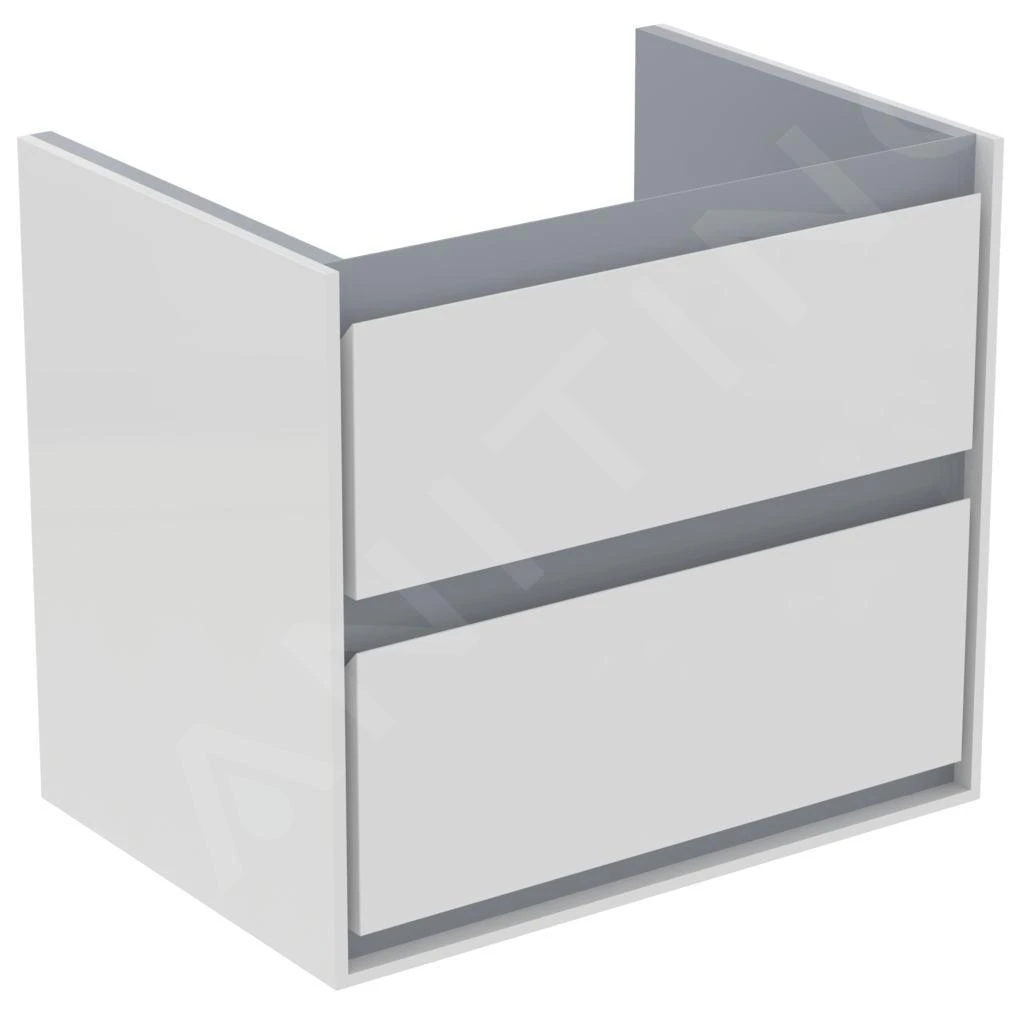 Ideal Standard Connect Air - Wastafelonderkast 580x409x517 Mm, Glanzend Wit/mat Lichtgrijs Lak E1605KN 1 Ideal Standard Connect Air - Wastafelonderkast 580x409x517 Mm, Glanzend Wit/mat Lichtgrijs Lak E1605KN