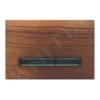 Geberit Sigma50 - Bedieningsplaat, Dual Flush Spoeling, Amerikaanse Noot/zwart Chroom 115.671.JX.2