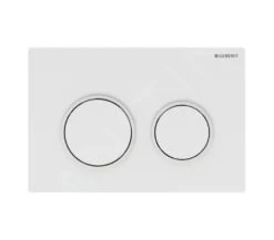 Geberit Omega20 - Bedieningsplaat, Wit 115.085.11.1