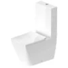 Duravit Viu - Staande Toiletpot, Vario Afvoer, Rimless, Alpine Wit 2191090000