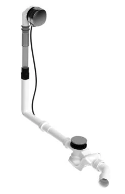 Duravit Toebehoren - Af- En Overloopgarnituur Met Waterinlaat, Bowden, Chroom 792203000001000