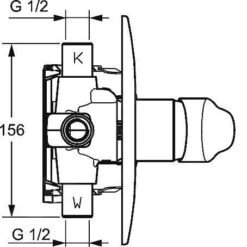 Hansa Mix - Afdekset Voor Douchekraan, Chroom 01859183 6 Hansa Mix - Afdekset Voor Douchekraan, Chroom 01859183 -Badkamer Luxe 65bd69abd24be053df94db1e