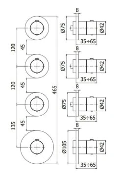Paffoni Modular Box - Thermostatische Inbouwkraan, Voor 3 Uitgangen, Goud MDE019HG 6 Paffoni Modular Box - Thermostatische Inbouwkraan, Voor 3 Uitgangen, Goud MDE019HG -Badkamer Luxe 65c7cb8299f85ebfe8d9d9b4 3