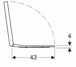 Geberit Selnova Square - WC-zitting, Duroplast, Wit 501.555.01.1 -Badkamer Luxe 65e146b157b4d925edfb4ab8