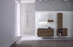 Geberit Smyle Square - Zijkast, 2 Laden, Hickorynoot 500.357.JR.1 -Badkamer Luxe 6733a60d2c0fcaf32f791e9c