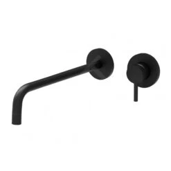 Paffoni Light - Inbouw Wastafelkraan Incl. Inbouwdeel, 2-gats, Mat Zwart LIG105NO70