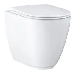 Grohe Essence - Vrijstaand Toilet, Rimless, PureGuard, Alpine Wit 3957300H -Badkamer Luxe 67fdca8926b77e6dded8298c