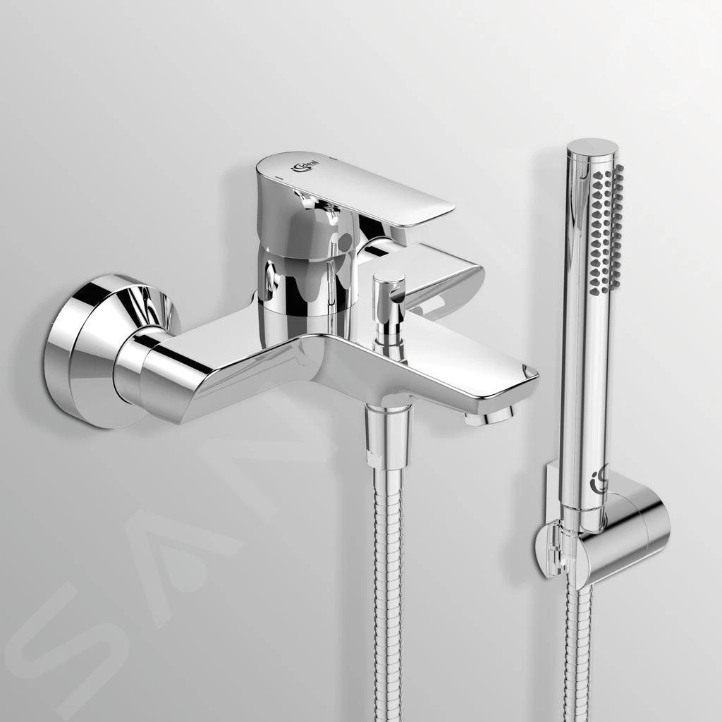 Ideal Standard Connect Air - Badkraan Met Handdouche Set, Chroom A7056AA 5 Ideal Standard Connect Air - Badkraan Met Handdouche Set, Chroom A7056AA - Afbeelding 5