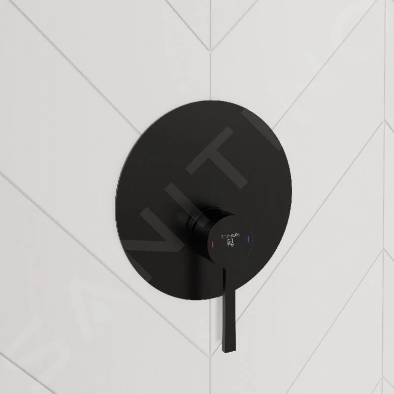 Steinberg 260 - Inbouw Douchekraan, Mat Zwart 260 2243 3 S 3 Steinberg 260 - Inbouw Douchekraan, Mat Zwart 260 2243 3 S - Afbeelding 3