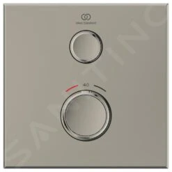 Ideal Standard CeraTherm Navigo - Inbouwthermostaat, Opbouwdeel, Silver Storm A7301GN -Badkamer Luxe 69a31e3b2d119370329de34b