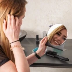 Sapho Ridder Spiegels - Staande Cosmeticaspiegel, Zwart 03008010 -Badkamer Luxe 69cc14a119ff88ab5ef599b1