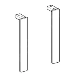 Geberit Selnova Square - Meubelvoeten, 2 St, Chroom 500.199.21.1 -Badkamer Luxe 6abb2a1386ebdba7e63c9bb8