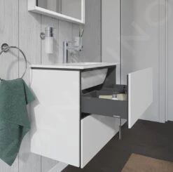 Duravit L-Cube - Wastafelonderkast 550x620x391 Mm, 2 Laden, Wit Mat LC625601818 -Badkamer Luxe 6b990988ecdb9ea05d551697 1