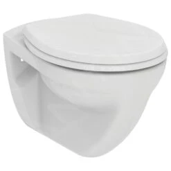 Ideal Standard Eurovit - Hangend Toilet, Vlakspoel, Wit V340301 -Badkamer Luxe 6be27235cd72660d584c0643