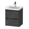 Duravit Ketho.2 - Wastafelkast 549x484x375 Mm, 2 Laden, Grafiet Mat K25280049490000