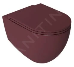 Sapho Isvea - WC-bril, Slim, SoftClose, Kastanje Rood 40KF0543I-S -Badkamer Luxe 6d1156e86f8ec8947449ae4f