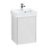 Villeroy & Boch Collaro - Wastafelonderkast, 410x546x344 Mm, 1 Deur, Scharnieren Rechts, Glossy White C00501DH