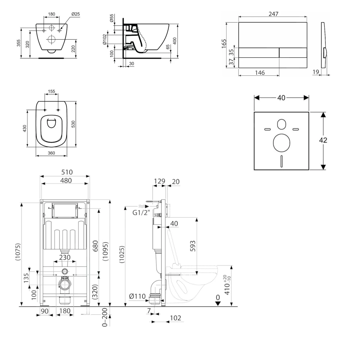 Kielle Genesis - Voorwand Montageset, Tesi Toilet En Softclose Toiletbril, Aquablade, Gemini I Bedieningsplaat, Glanzend Chroom SANI11AD1100 2 Kielle Genesis - Voorwand Montageset, Tesi Toilet En Softclose Toiletbril, Aquablade, Gemini I Bedieningsplaat, Glanzend Chroom SANI11AD1100 - Afbeelding 2