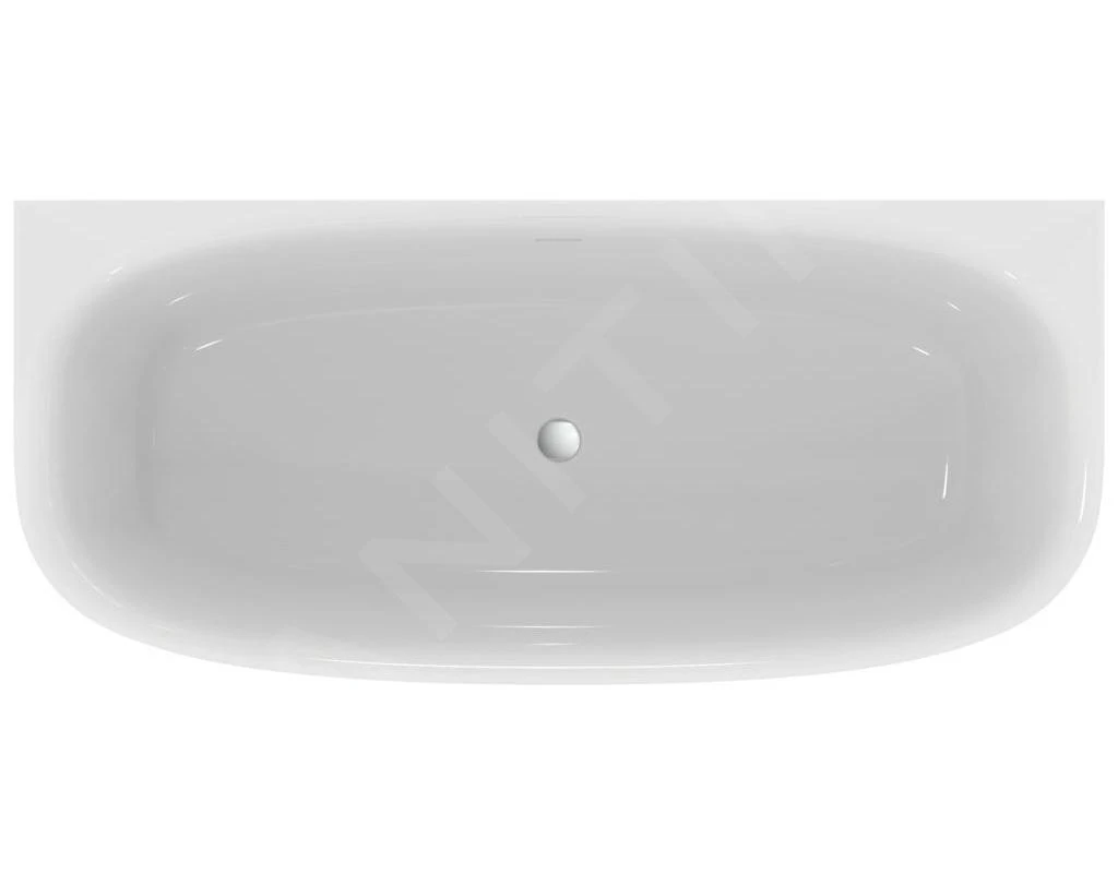 Ideal Standard Dea - Halfvrijstaand Bad, 1800x800 Mm, Wit T994001 3 Ideal Standard Dea - Halfvrijstaand Bad, 1800x800 Mm, Wit T994001 - Afbeelding 3