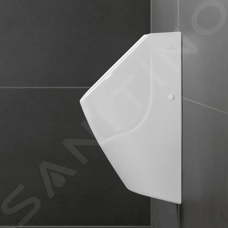 Villeroy & Boch O.novo - Urinoir, 335x560x320 Mm, CeramicPlus, Alpine Wit 752400R1 5 Villeroy & Boch O.novo - Urinoir, 335x560x320 Mm, CeramicPlus, Alpine Wit 752400R1 - Afbeelding 5