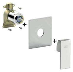 Paffoni West - Inbouwkraan Met 1 Uitgang, Chroom WSBOX010CR