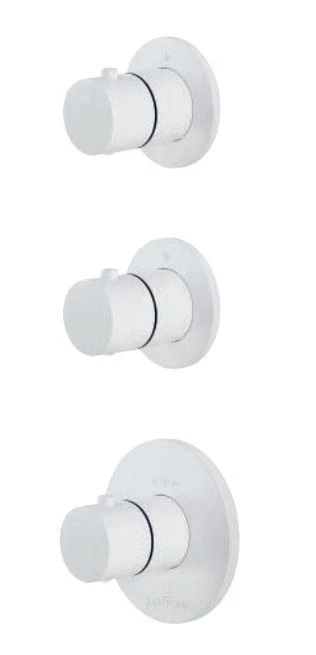 Paffoni Modular Box - Thermostatische Inbouwkraan, Voor 2 Uitgangen, Mat Wit MDE018BO 1 Paffoni Modular Box - Thermostatische Inbouwkraan, Voor 2 Uitgangen, Mat Wit MDE018BO