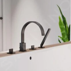 Steinberg 135 - Badrandcombinatie, 4-gats Montage, Mat Zwart 135 2402 S -Badkamer Luxe 6f1286a8f73e352a2b9d6d6b