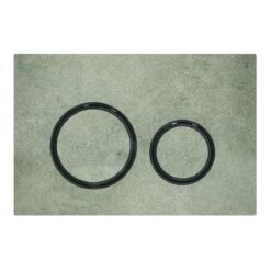 Geberit Sigma21 - Bedieningsplaat, Dual Flush Spoeling, Beton/zwart Chroom 115.651.JV.1