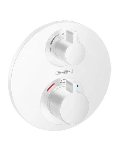 Hansgrohe Ecostat S - Afdekset Voor Thermostaat Voor 2 Functies, Mat Wit 15758700 1 Hansgrohe Ecostat S - Afdekset Voor Thermostaat Voor 2 Functies, Mat Wit 15758700