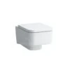 Laufen Pro S - Hangend Toilet, 530x360 Mm, Rimless, Met LCC, Wit H8209624000001