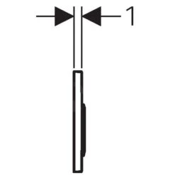 Geberit Omega20 - OMEGA 20 Bedieningsplaat, Glanzend Chroom/mat Chroom 115.085.KH.1 -Badkamer Luxe 70f6181a1d98aefcc8f0cb13