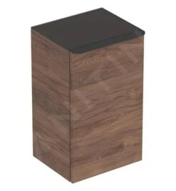 Geberit Smyle Square - Zijkast, Scharnieren Links, Hickorynoot 500.360.JR.1