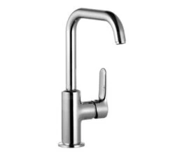 Kludi Objekta - Wastafelkraan Met Draaibare Uitloop, Chroom 320240575