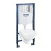 Grohe Solido - Voorwand Montageset, Toilet En Softclose Zitting, Even Bedieningsplaat, Chroom 39467000