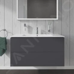 Duravit L-Cube - Wastafelonderkast 550x1020x481 Mm, 2 Laden, Grafiet Mat LC624204949 -Badkamer Luxe 726d469b9f3c946a27927330