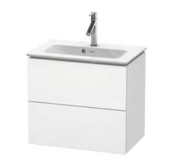 Duravit L-Cube - Wastafelonderkast 550x620x391 Mm, 2 Laden, Wit Mat LC625601818