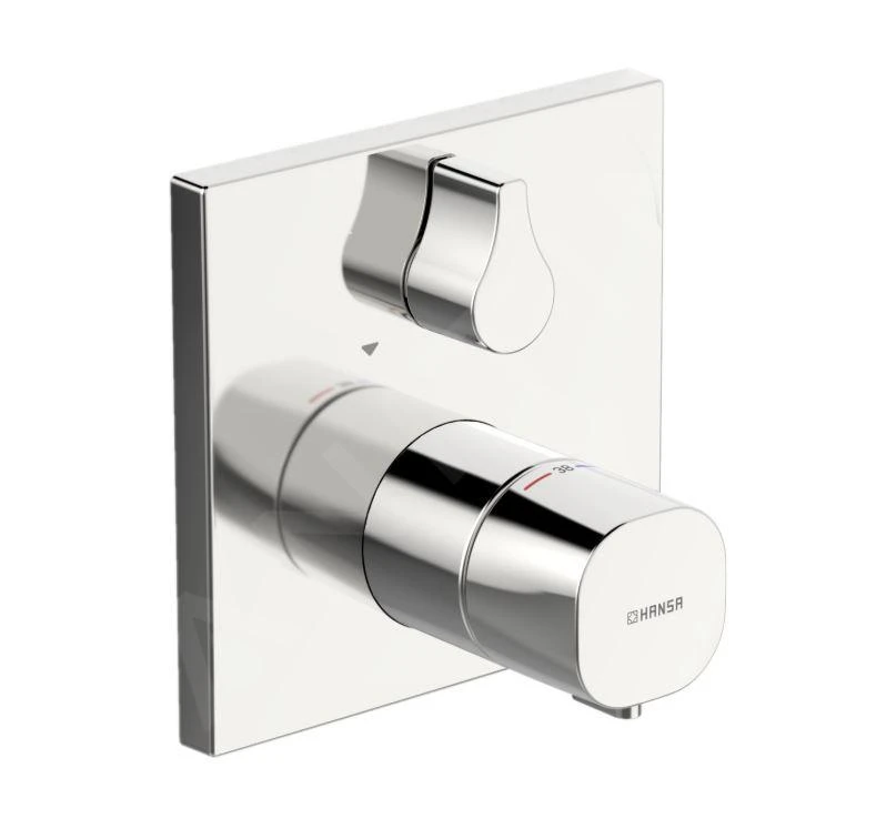 Hansa Living - Thermostatische Inbouwkraan Voor 2 Uitgangen, Chroom 81149562 1 Hansa Living - Thermostatische Inbouwkraan Voor 2 Uitgangen, Chroom 81149562