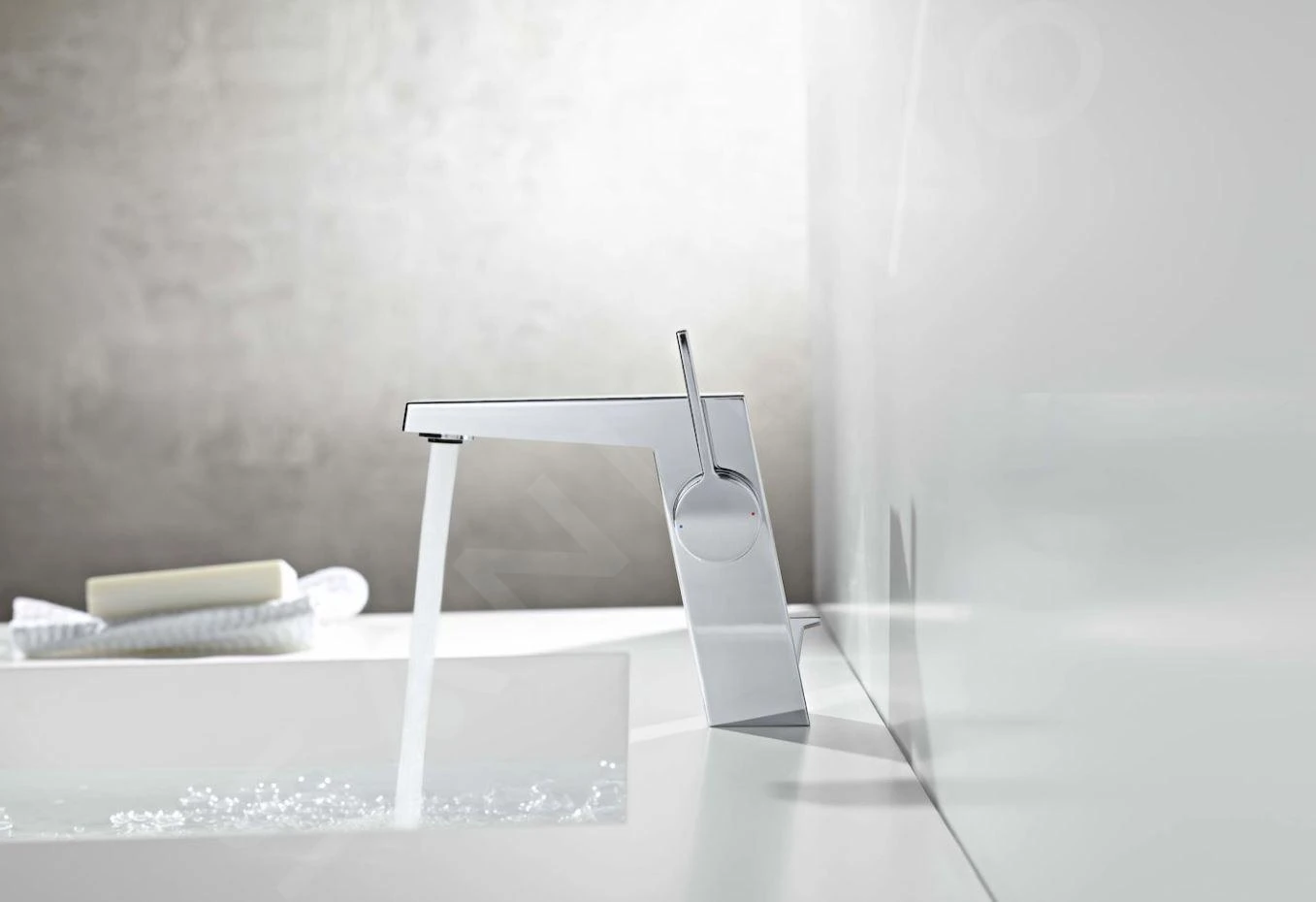 Hansa Loft - Wastafelkraan Met Waste, Chroom 57552203 3 Hansa Loft - Wastafelkraan Met Waste, Chroom 57552203 - Afbeelding 3