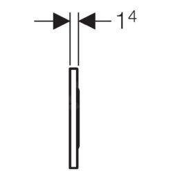 Geberit Sigma10 - Wc-besturing Met Elektronische Spoelactivering, Touch-free, Sigma10 Bedieningsplaat, Wit/glanzend Chroom 115.908.KJ.1 -Badkamer Luxe 730fb87a4c7230ded0e67e5d
